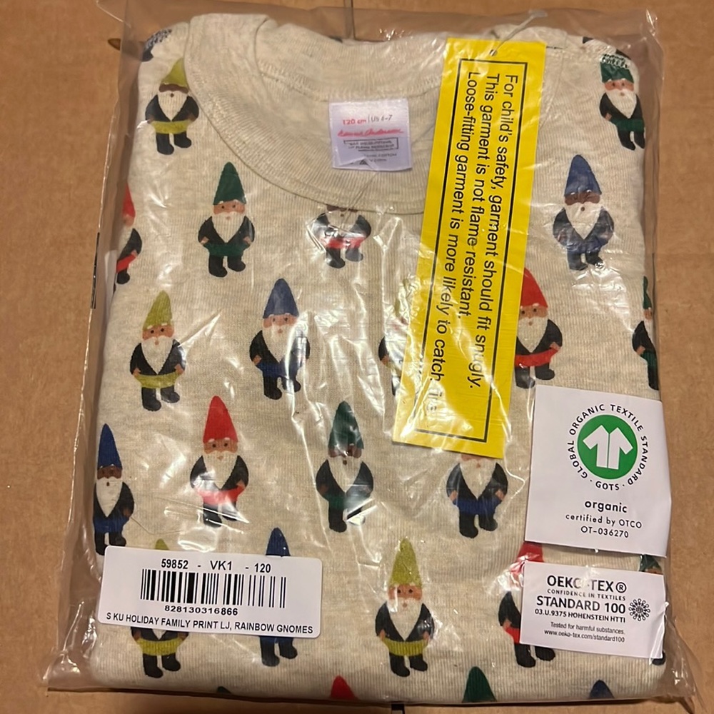 Hanna Andersson gnome pj’s